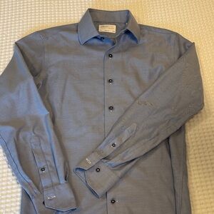 Lorenzo Uomo Slate Blue Dress Shirt